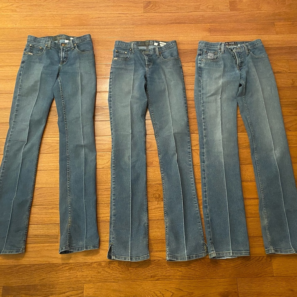 3 Pair Cruel Girl Jeans Size 3 Extra Long